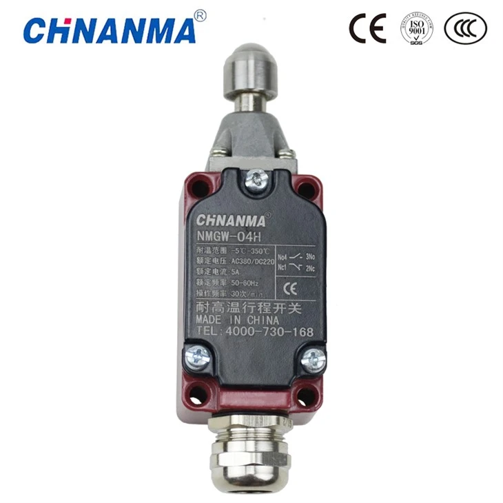 Interruptor de limite de alta temperatura 5A 250V